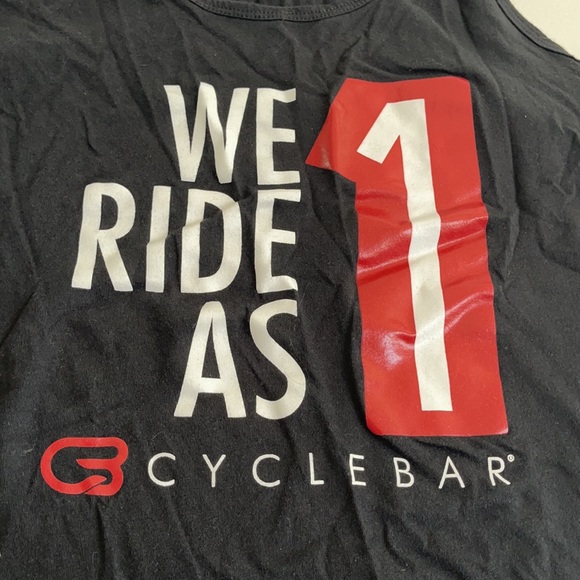 Cyclebar Tops Good Cyclebar We Ride As One Racerback M L Poshmark
